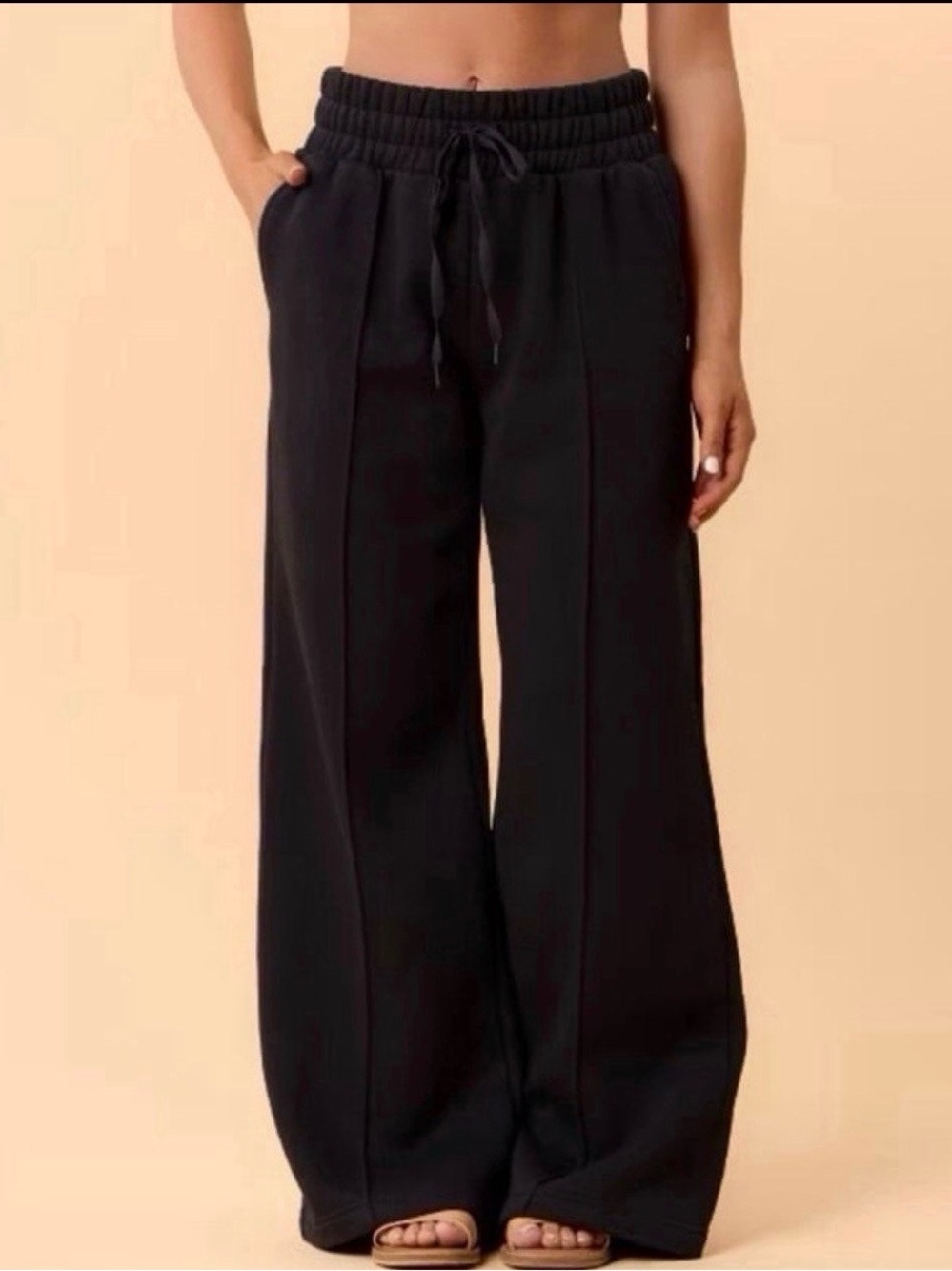 NWT XS Target X Blogilates Women's Travel Trouser High-Rise Wide Leg Sweatpants
